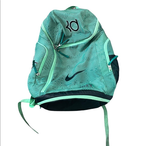 NIKE BASKETBALL BACKBACK BAG GREEN AND BLACK MENS